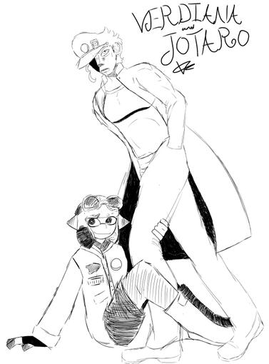 Example of coloring page (black)